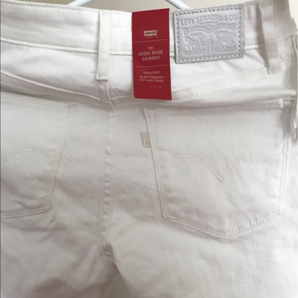 Levi's fringe white jeans - Picture 3 of 5